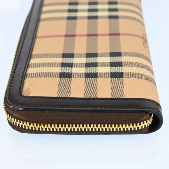Auth Burberry Nova Check Beige Pvc #136488B19B - Picture 3 of 15